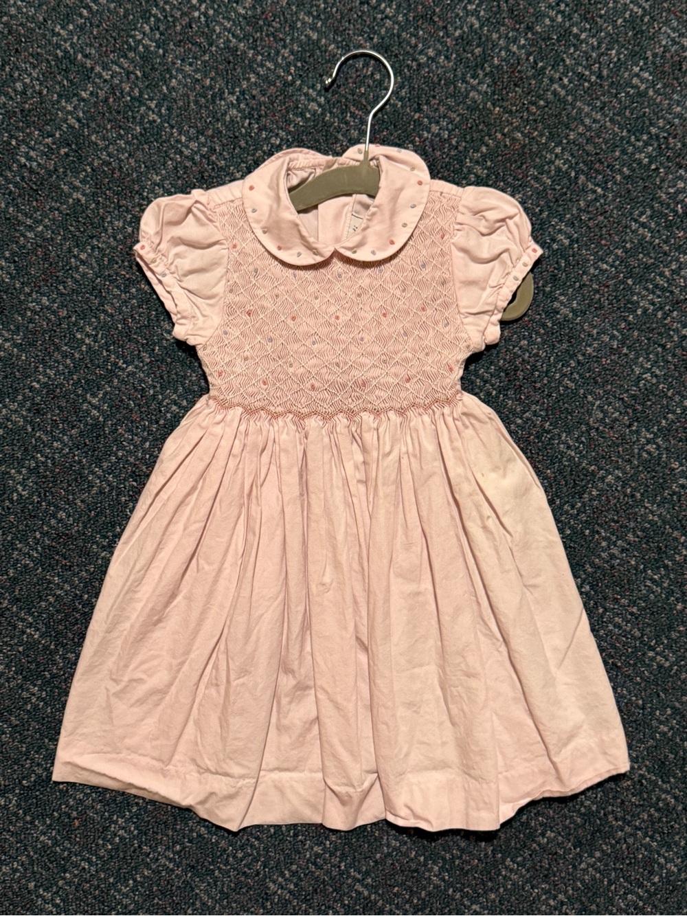 Jacadi Paris Hand Smocked Pink Dress Size 2A (2 Years)
